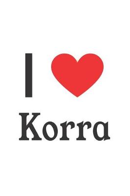 Book cover for I Love Korra