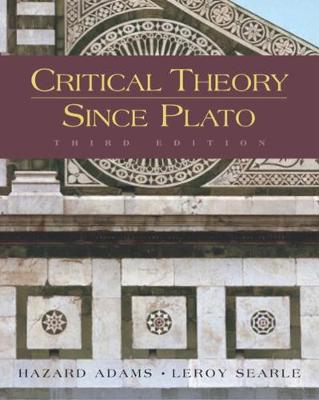 Book cover for Critical Theory Since Plato