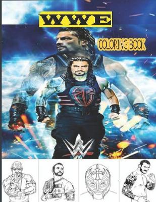 Book cover for WWE Coloring Book