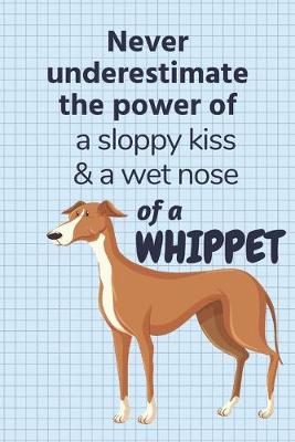 Book cover for Never underestimate the power of a sloppy kiss & a wet nose of a Whippet