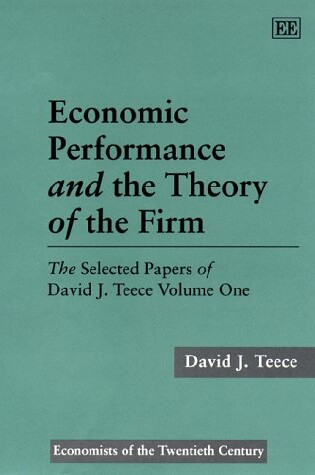 Cover of Economic Performance and the Theory of the Firm