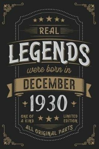 Cover of Real Legends were born n Dezember 1930