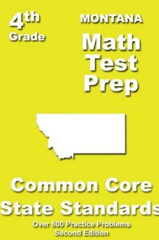 Cover of Montana 4th Grade Math Test Prep