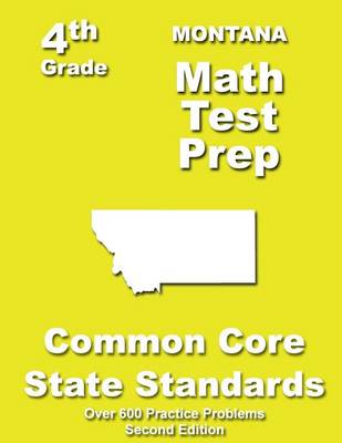 Book cover for Montana 4th Grade Math Test Prep