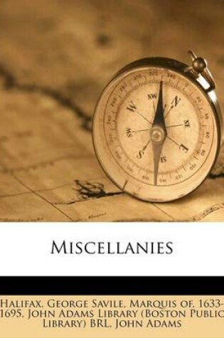 Cover of Miscellanies