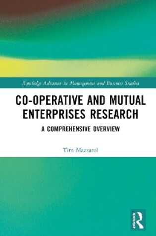 Cover of Co-operative and Mutual Enterprises Research