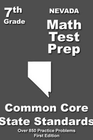 Cover of Nevada 7th Grade Math Test Prep