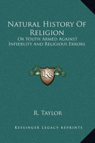 Cover of Natural History Of Religion