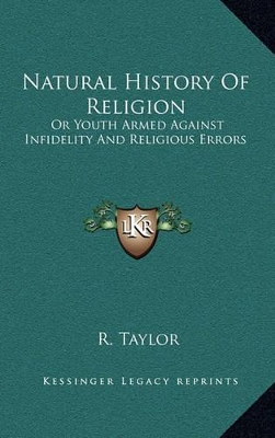 Book cover for Natural History Of Religion