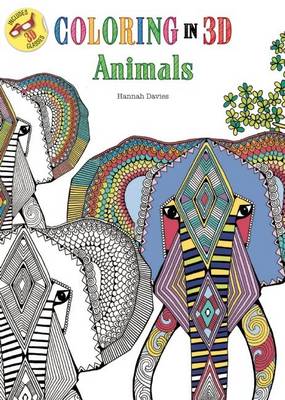 Book cover for Coloring in 3D Animals