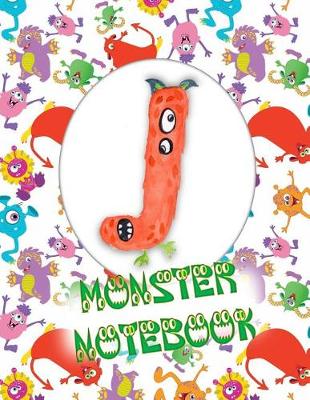 Book cover for J Monster Notebook