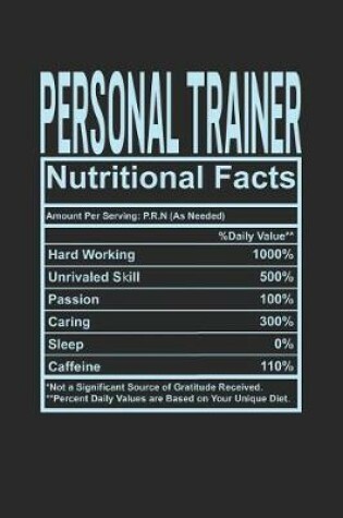 Cover of Personal Trainer Nutritional Facts