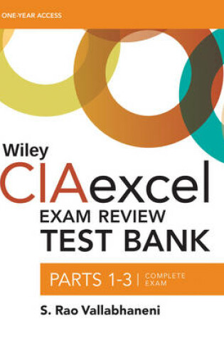 Cover of Wiley CIAexcel Exam Review 2018 Test Bank