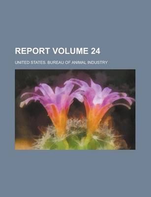 Book cover for Report Volume 24