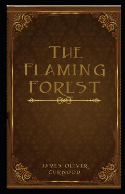 Book cover for The Flaming Forest illustrated