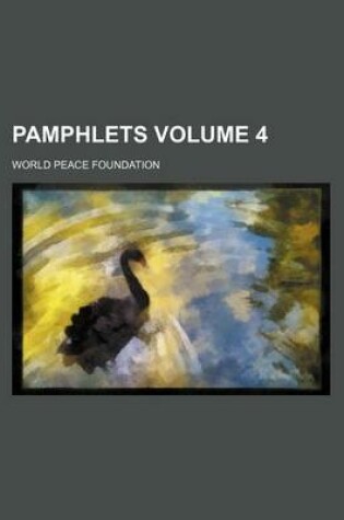 Cover of Pamphlets Volume 4