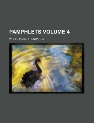 Book cover for Pamphlets Volume 4