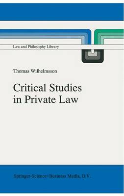 Book cover for Critical Studies in Private Law