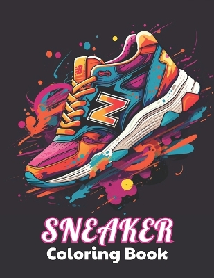 Book cover for Sneaker Coloring Book