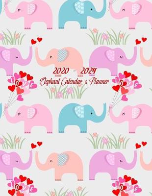 Book cover for 2020-2024 Elephant Calendar & Planner