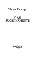 Book cover for Y Asi Sucesivamente