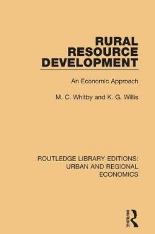 Cover of Rural Resource Development