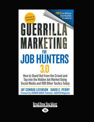 Book cover for Guerrilla Marketing for Job Hunters 3.0