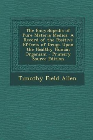 Cover of The Encyclopedia of Pure Materia Medica