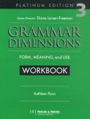 Book cover for Grammar Dimensions 3, Platinum Edition Workbook