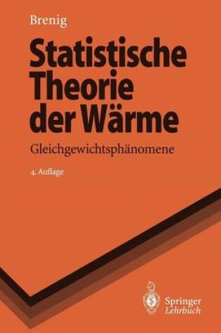 Cover of Statistische Theorie der Wärme