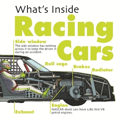 Book cover for What's Inside?: Racing Cars