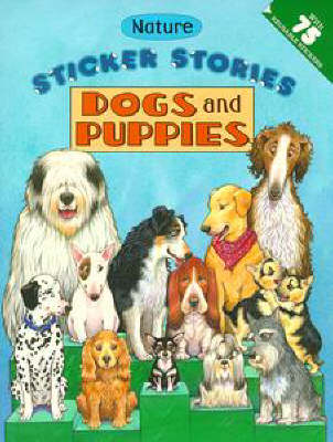 Book cover for Sticker Stories: Dogs & Puppie