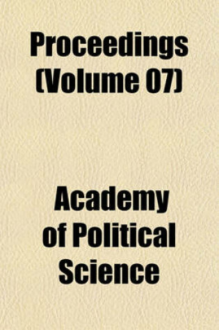 Cover of Proceedings (Volume 07)