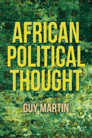 Cover of African Political Thought