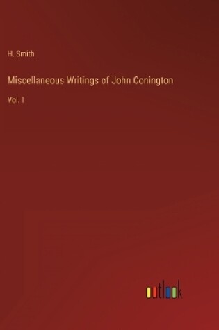 Cover of Miscellaneous Writings of John Conington