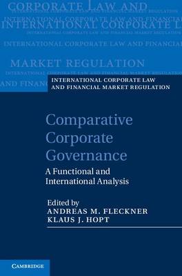 Cover of Comparative Corporate Governance