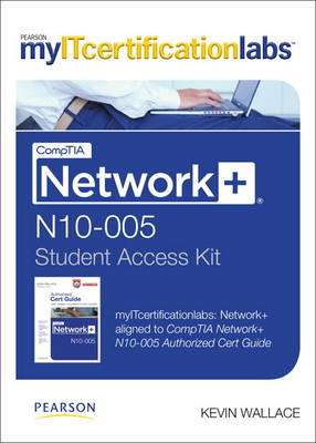 Book cover for CompTIA Network+ N10-005 MyITCertificationlab -- Access Card