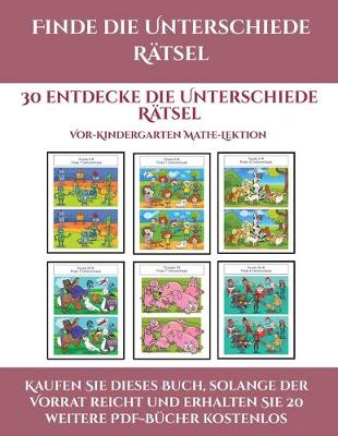 Book cover for Vor-Kindergarten Druckbare Arbeitsmappen (Finde die Unterschiede Rätsel)