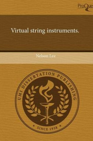 Cover of Virtual String Instruments