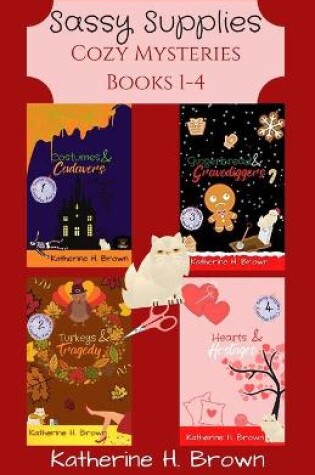 Cover of Sassy Supplies Cozy Mysteries Books 1-4