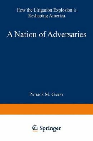 Cover of A Nation of Adversaries