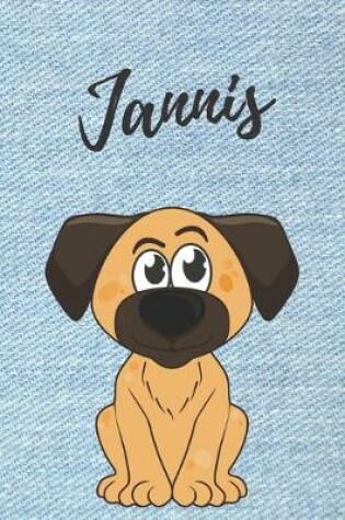 Cover of Jannis Hunde-Notizbuch / Malbuch / Tagebuch