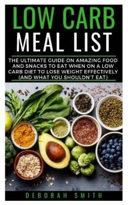 Book cover for Low Carb Meal List