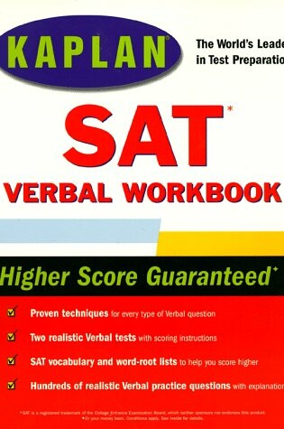 Cover of Sat Verbal Workbook