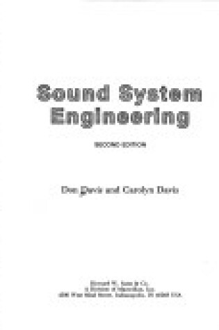 Cover of Sound System Engineering