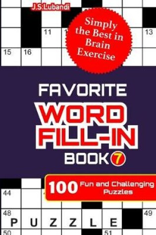 Cover of FAVORITE WORD FILL-IN Book 7