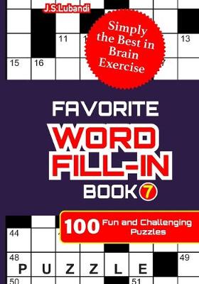 Book cover for FAVORITE WORD FILL-IN Book 7