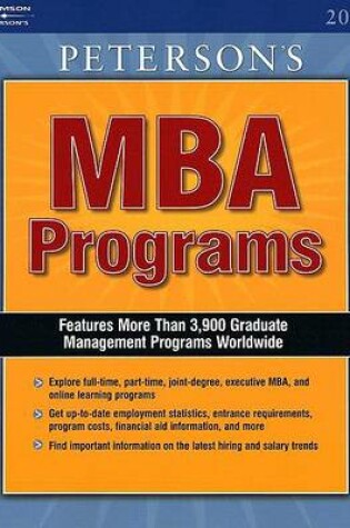 Cover of The Guide to MBA Programs