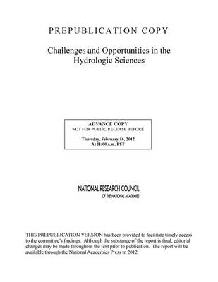 Book cover for Challenges and Opportunities in the Hydrologic Sciences