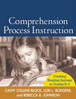 Book cover for Comprehension Process Instruction